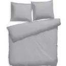 Heckett & Lane Heckett&Lane Uni Stripe Housse de Couette Glacier grey