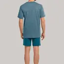 Schiesser Schiesser pyjama court pour homme 173862 pétrole