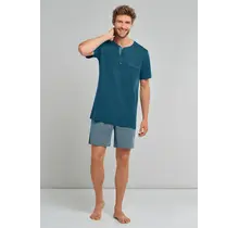 Schiesser heren Shortama 173863 petrol