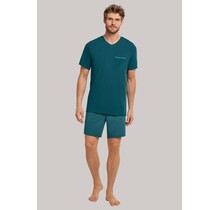 Pyjama court Schiesser 174529 homme pétrole