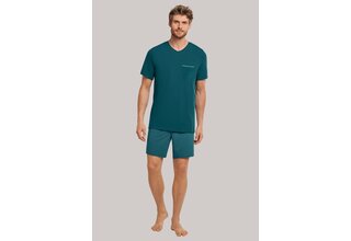 Schiesser shortama  174529 heren petrol