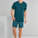 Schiesser Schiesser shortama  174529 heren petrol