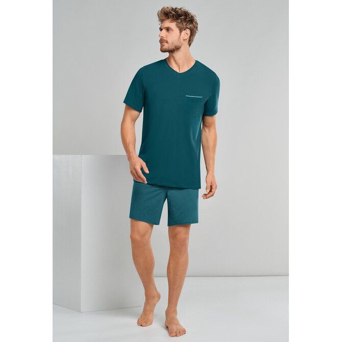 Schiesser shortama  174529 heren petrol