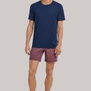 Schiesser Pyjama court Schiesser 173700 homme chili rouge