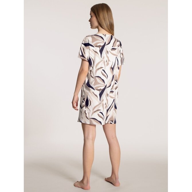 Calida Dames nachthemd  35032 Star White S Calida Dames nachthemd  35032 Star White S