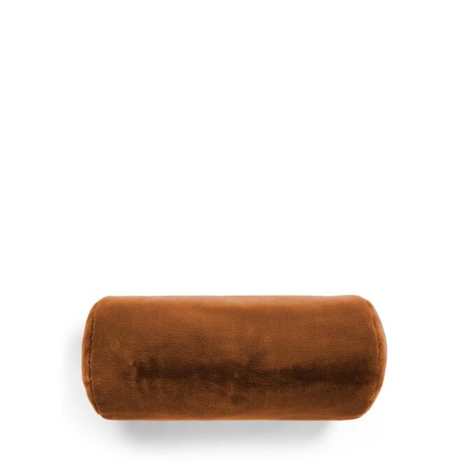 Essenza Furry Neckroll Cuir marron