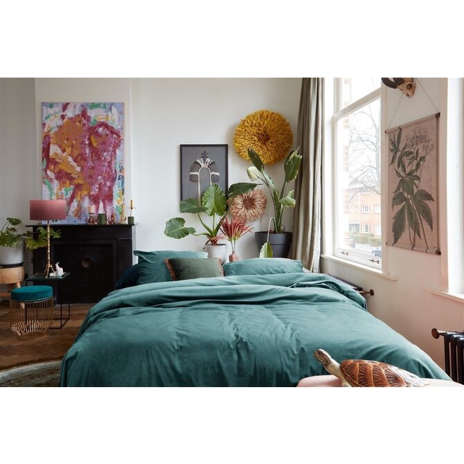At Home par BeddingHouse Tender Housse de Couette - Bleu-vert 240x200/220