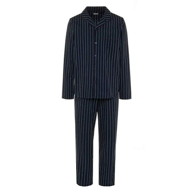 Pyjama pour homme Schiesser 174794 bleu nuit 48
