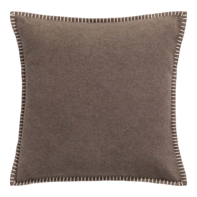 David Fussenegger Sylt housse de coussin Uni 50x50 Fango