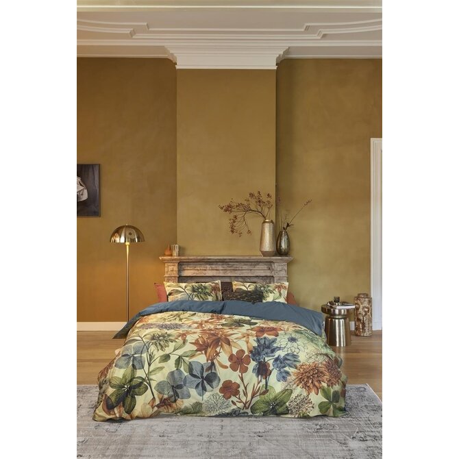 Beddinghouse Florian Dekbedovertrek  Green 200x200/220 cm