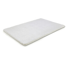 Tapis de bain Rhomtuft Rhomy Home Uni 50x60cm blanc
