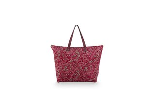 Pip Studio Tilda Sac cabas grand matelassé Rêves de Marguerite Rouge 66x20x44cm