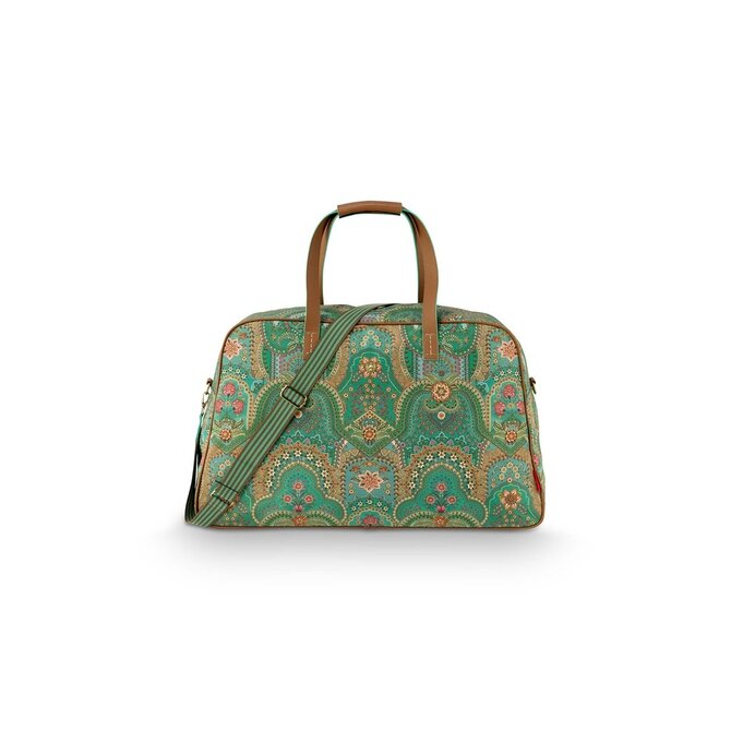 Pip Studio Tovy Weekend Bag Large Jabali Green 65x25.5x35cm