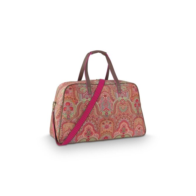 Pip Studio Tovy Sac de week-end Grand Jabali Rouge 65x25.5x35cm