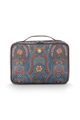 Pip Studio Casey Trousse de beauté Jabali Bleu 27x10x19cm