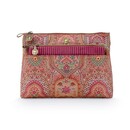 Pip Studio Pip Studio Caryn trousses cosmétiques Combi Jabali Rouge 26x7.5x18cm/22x1x13cm
