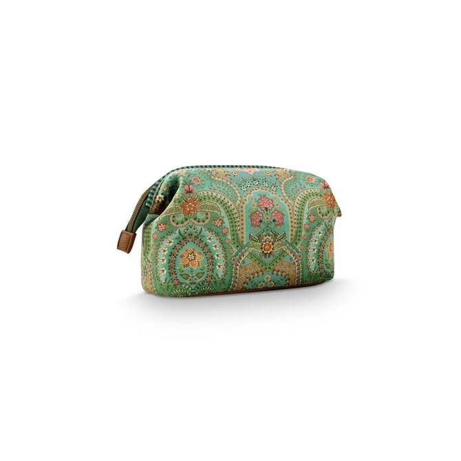 Pip Studio Cooper Trousse cosmétique Moyenne Jabali Vert 22.5x9.5x15cm
