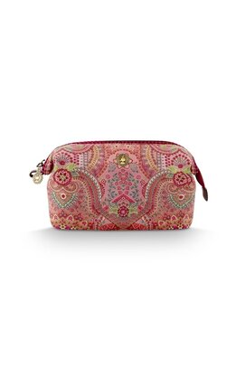 Pip Studio Cooper Cosmetic Purse Medium Jabali Red 22.5x9.5x15cm