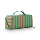 Pip Studio Pip Studio Cyrille Trousse cosmétique Moyenne Rayée Verte 23.5x11x5x22cm