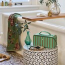 Pip Studio Pip Studio Cyrille Trousse cosmétique Moyenne Rayée Verte 23.5x11x5x22cm
