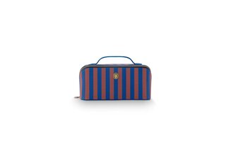 Pip Studio Cyrille Cosmetic Bag Medium Stripe Blue 23.5x11x5x22cm