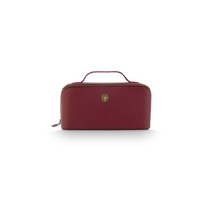 Pip Studio Cyrille Trousse de toilette Moyenne Rouge 23.5x11x5x22cm