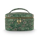 Pip Studio Pip Studio Cleo trousse de beauté matelassée Rêves de Marguerite vert 26x16x16cm