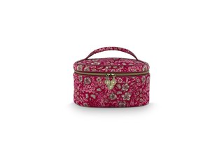Pip Studio Cleo Beauty Case Quilted Daisy Dreams Red 26x16x16cm