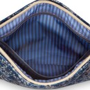 Pip Studio Pip Studio Charly Trousse Cosmétique Plate Moyenne Matelassée Rêves de Marguerite Bleu 24x1x15.5cm