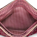 Pip Studio Pip Studio Charly Trousse plate cosmétique moyenne matelassée Daisy Dreams rouge 24x1x15.5cm