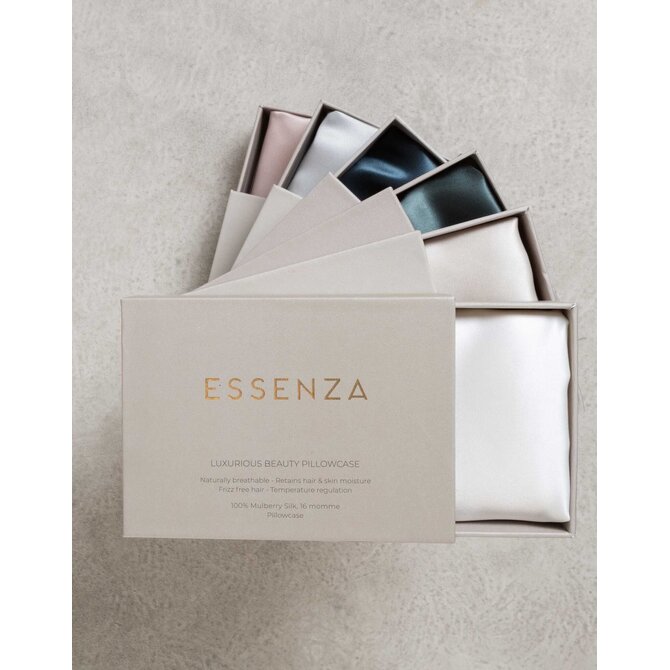 Essenza Alice silk pillowcase 60x70 cm Cloud grey