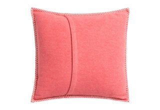 David Fussenegger Sylt housse de coussin décoratif uni 50x50 Grenadine