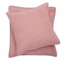 David Fussenegger Sylt housse de coussin décoratif Uni 50x50 Rouge