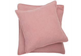 David Fussenegger Sylt housse de coussin décoratif Uni 50x50 Rouge