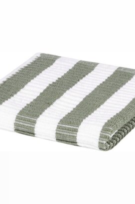 Jorzolino Vaatdoek Wit Grijsgroen 32x32