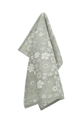 Bunzlau Castle Parterre de fleurs torchon 65x65 Vert foncé