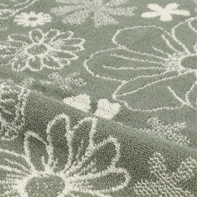 Bunzlau Castle Flowerbed keukendoek 53x60 Dark Green