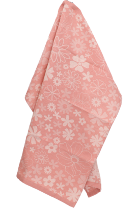 Bunzlau Castle Parterre de fleurs torchon 65x65 Rose