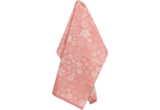 Bunzlau Castle Flowerbed theedoek 65x65 Pink