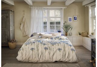 Ariadne at Home Bleuet Housse de couette Sable 140x200/220 cm