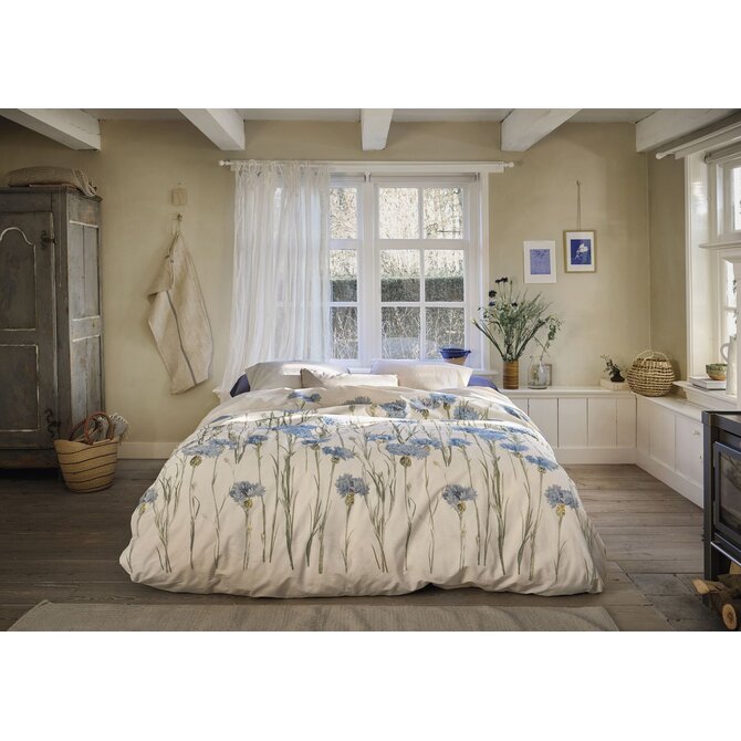 Ariadne at Home Bleuet Housse de couette Sable 200x200/220 cm