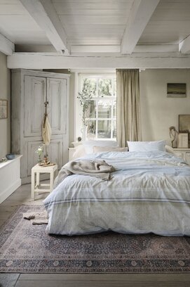 Ariadne at Home Homey Dekbedovertrek Blauw 200x200/220 cm