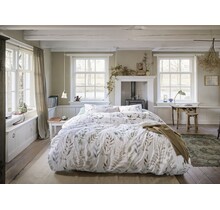 Ariadne at Home Twigs Housse de couette Blanc 200x200/220 cm