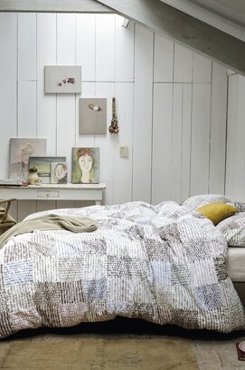 Ariadne at Home Patchs Housse de couette Naturel 200x200/220 cm