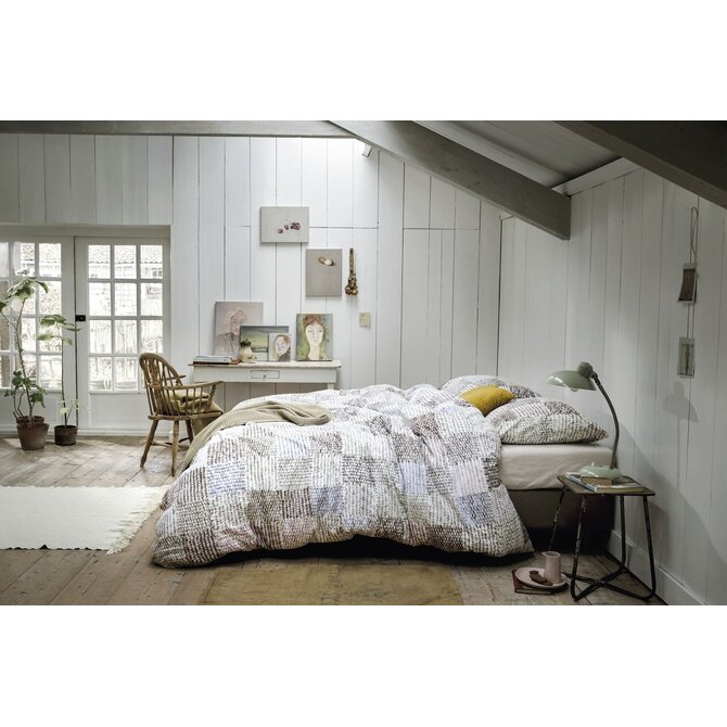 Ariadne at Home Patchs Housse de couette Naturel 200x200/220 cm