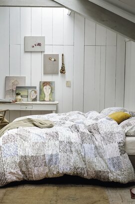 Ariadne at Home Patches Dekbedovertrek Naturel 240x200/220 cm