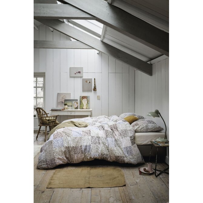 Ariadne at Home Patches Dekbedovertrek Naturel 240x200/220 cm