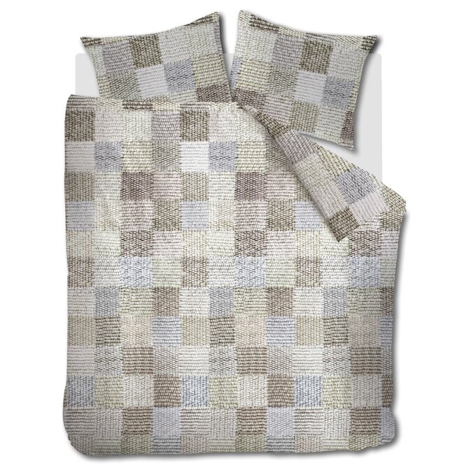 Ariadne at Home Patches Dekbedovertrek Naturel 240x200/220 cm