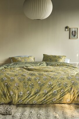 At Home by BeddingHouse Bygone Vert olive 140x200/220 cm