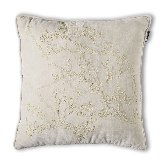 Beddinghouse x Van Gogh Museum Broderie Fleurie Cushion Zand